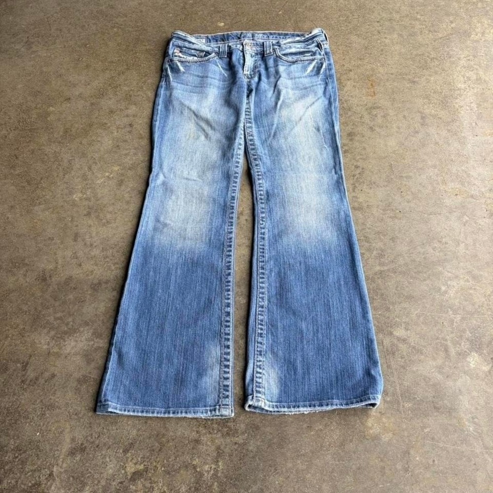 Big Star Bootcut Jeans Womens 29x31 Y2K 2000s Vintage Low Rise Denim Blue Flare - Picture 2 of 6